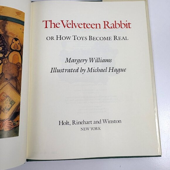 The Velveteen Rabbit Margery Williams Illustrated Michael Hague 1983 HBDJ  Book - Picture 3 of 9